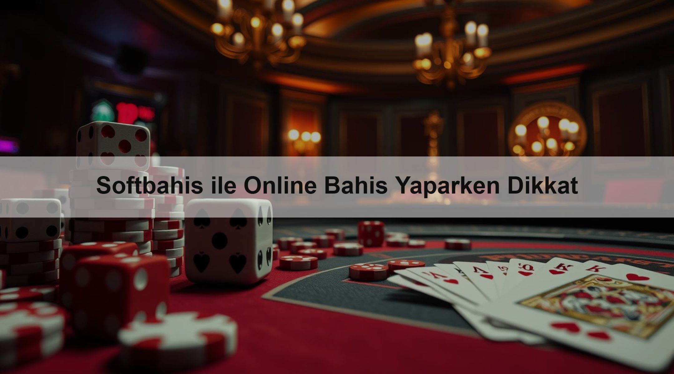 Softbahis ile Online Bahis Yaparken Dikkat